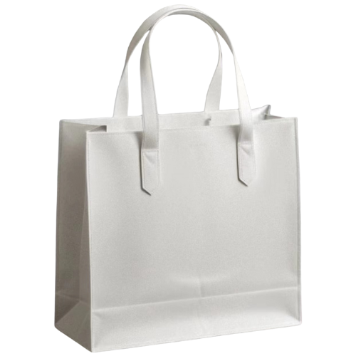 Bolsa tela efecto papel