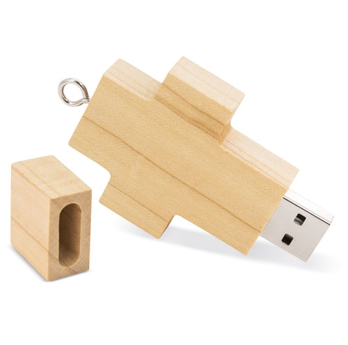 USB CRUZ DE BAMBÚ 32GB 