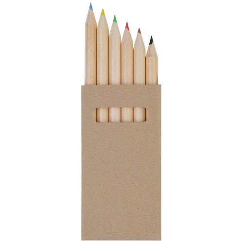 Set de 6 lápices de colores 
