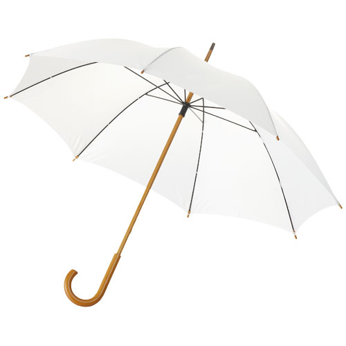Paraguas con puño y caña de madera de 23