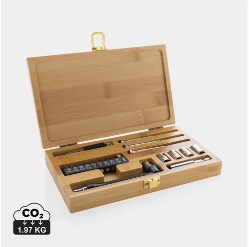 Set de herramientas de bambú de 21 piezas Carvine