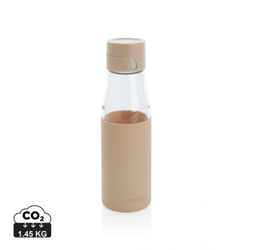 Botella de hidratación de vidrio Ukiyo con funda