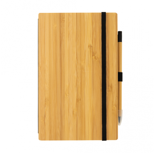 Set de cuaderno y lápiz infinito de bambú