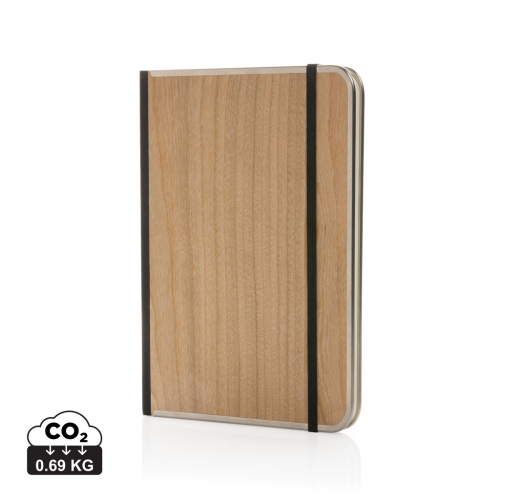 Cuaderno de lujo Treeline A5 con tapa de madera